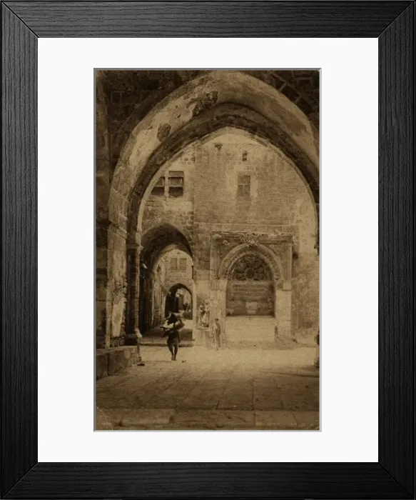 Framed Print : Street scene, Jerusalem Framed Print : Street scene, Jerusalem