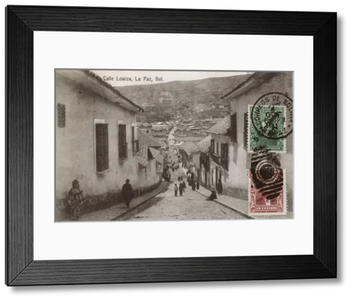Framed Print : La Paz - Bolivia - Calle Loayza Framed Print : La Paz - Bolivia - Calle Loayza