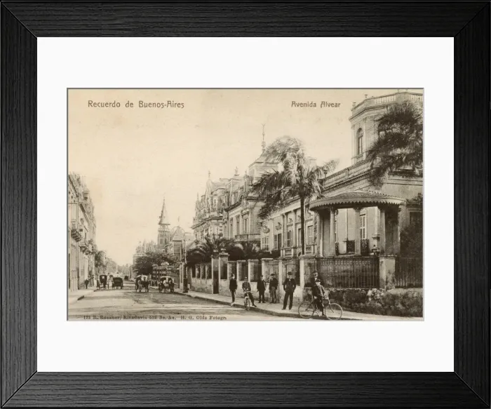 Framed Print : Avenida Alvear, Buenos Aires, Argentina Framed Print : Avenida Alvear, Buenos Aires, Argentina