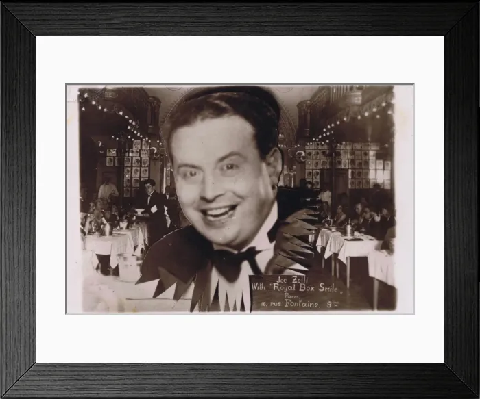Framed Print : An interior view of Zellis nightclub with a portrait of Zel Framed Print : An interior view of Zellis nightclub with a portrait of Zel