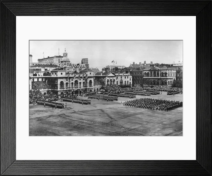 Framed Print : Coronation 1953, Birthday Parade June 11th Framed Print : Coronation 1953, Birthday Parade June 11th