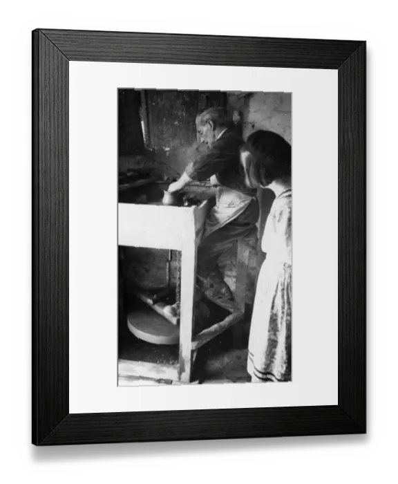 Framed Print : William Fishley Holland at work Framed Print : William Fishley Holland at work
