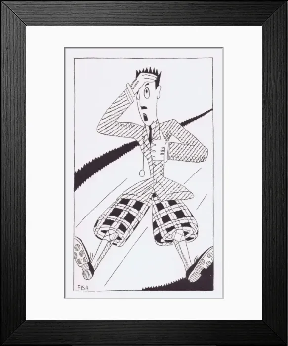 Framed Print : Art deco illustration by Fish, 1927 Framed Print : Art deco illustration by Fish, 1927