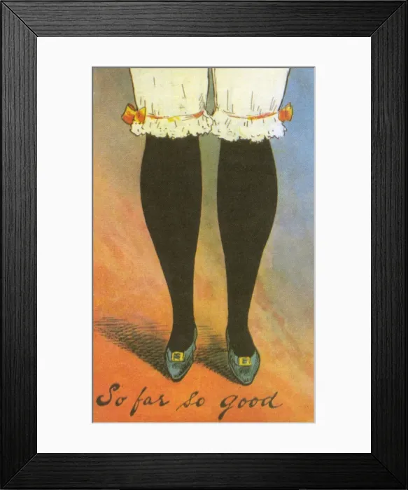 Framed Print : So Far So Good - A fine pair of ankles, calves, knees Framed Print : So Far So Good - A fine pair of ankles, calves, knees