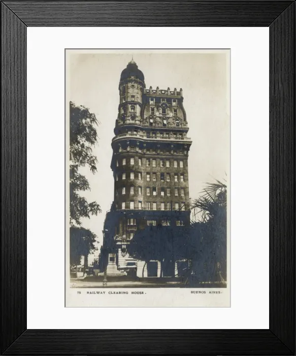 Framed Print : The Railway Clearing House, Buenos Aires, Argentina Framed Print : The Railway Clearing House, Buenos Aires, Argentina