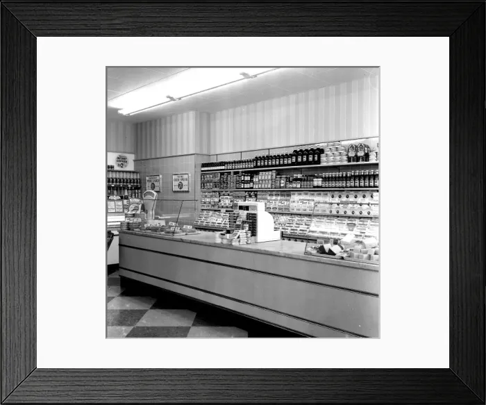 Framed Print : International Stores, Walton-on-the-Naze, Essex Framed Print : International Stores, Walton-on-the-Naze, Essex