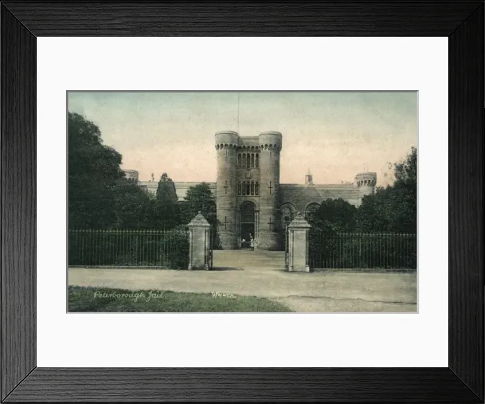 Framed Print : Peterborough Jail Framed Print : Peterborough Jail