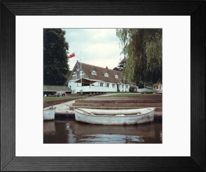 Framed Print : Boats moored at Longridge Water Activities Centre Framed Print : Boats moored at Longridge Water Activities Centre