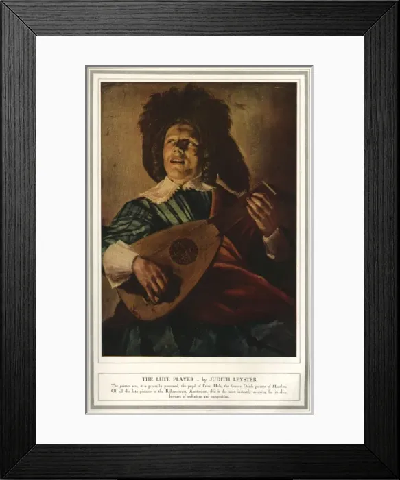Framed Print : The Lute Player by Judith Leyster Framed Print : The Lute Player by Judith Leyster