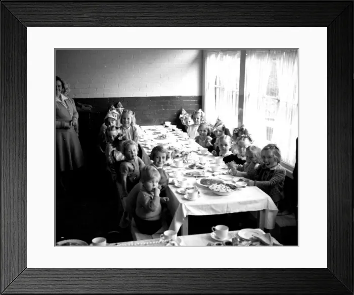Framed Print : Coronation party, Walton-on-the-Naze, Essex Framed Print : Coronation party, Walton-on-the-Naze, Essex