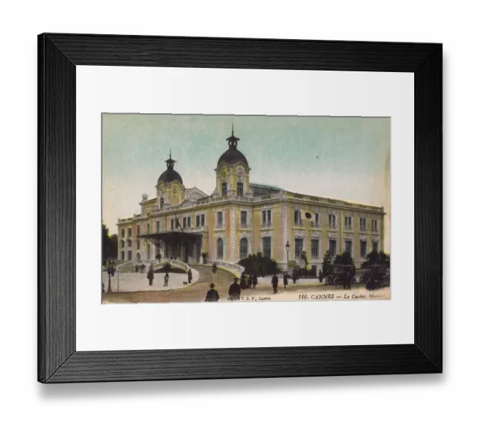 Framed Print : The Casino Municipal at Cannes, France, 1920s Framed Print : The Casino Municipal at Cannes, France, 1920s