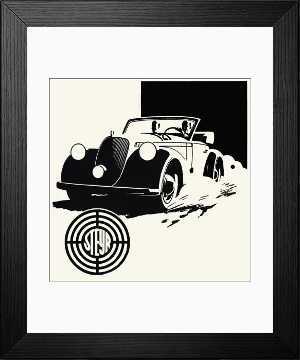 Framed Print : Steyr motor car Framed Print : Steyr motor car