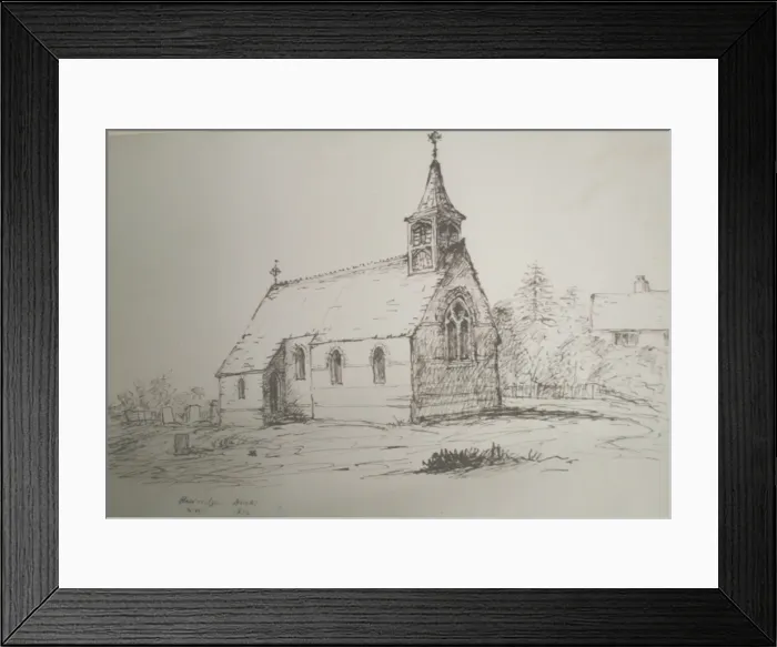 Framed Print : St Marys Church, Hawridge, Buckinghamshire Framed Print : St Marys Church, Hawridge, Buckinghamshire