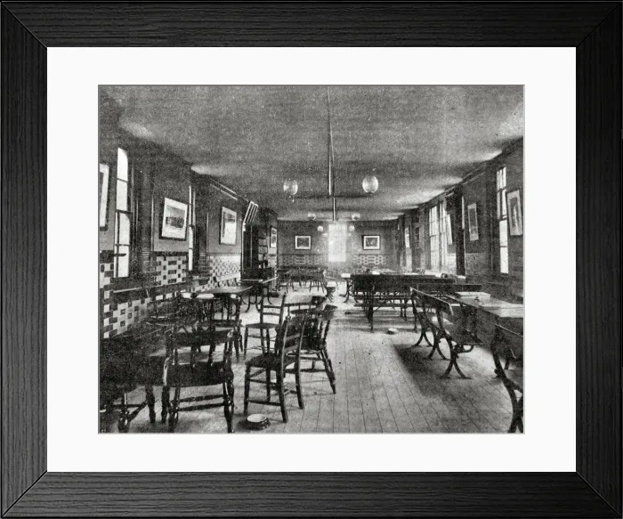 Framed Print : Rowton House Reading Room, Vauxhall
