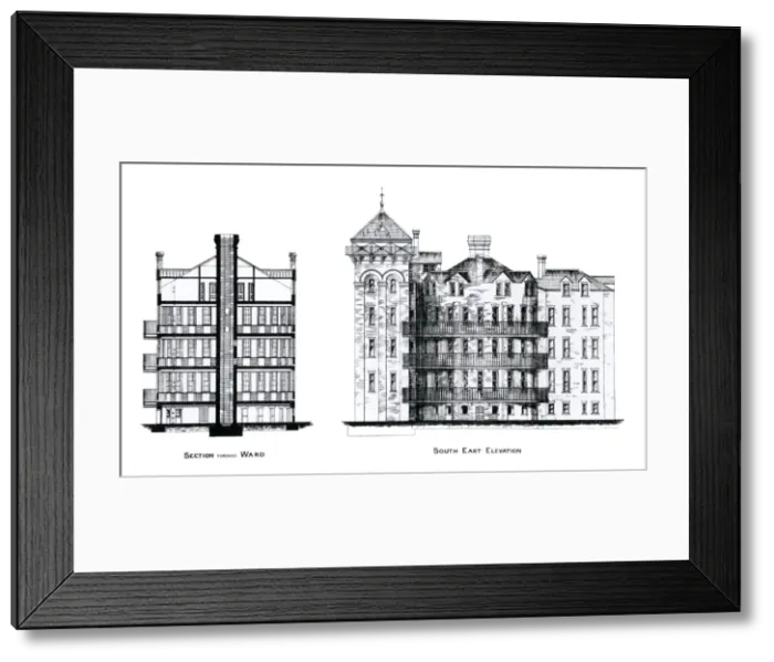 Framed Print : Hampstead Workhouse Infirmary Framed Print : Hampstead Workhouse Infirmary