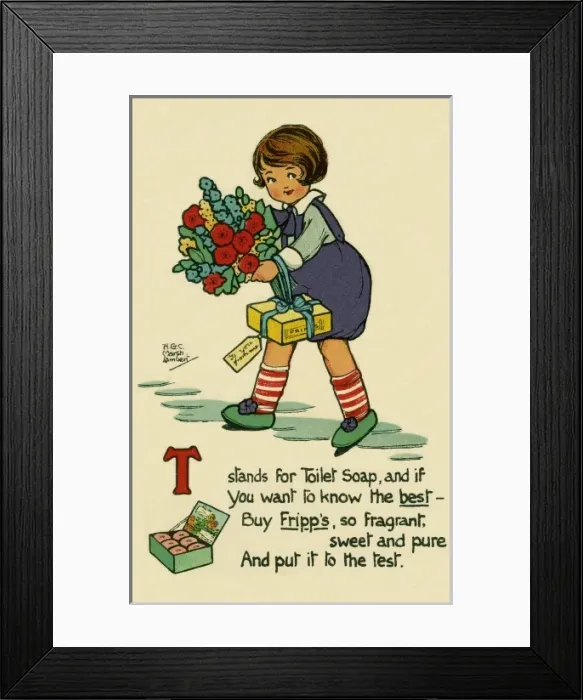 Framed Print : T stands for Toilet Soap Framed Print : T stands for Toilet Soap