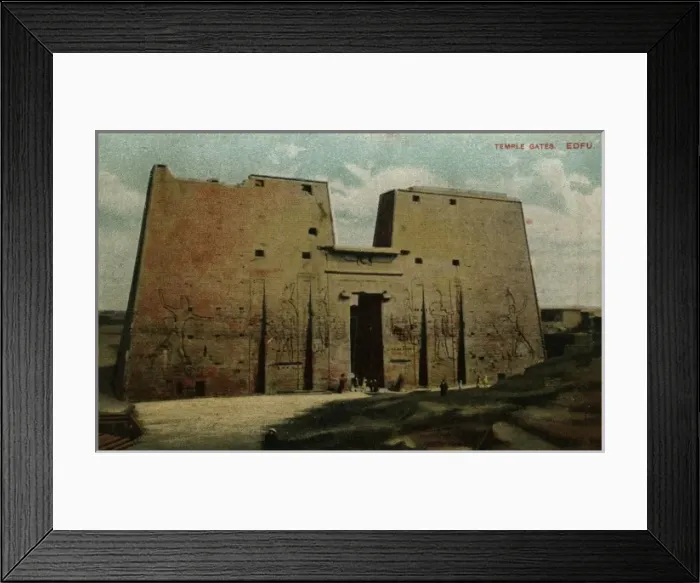 Framed Print : Temple of Horus, Edfu, Egypt Framed Print : Temple of Horus, Edfu, Egypt