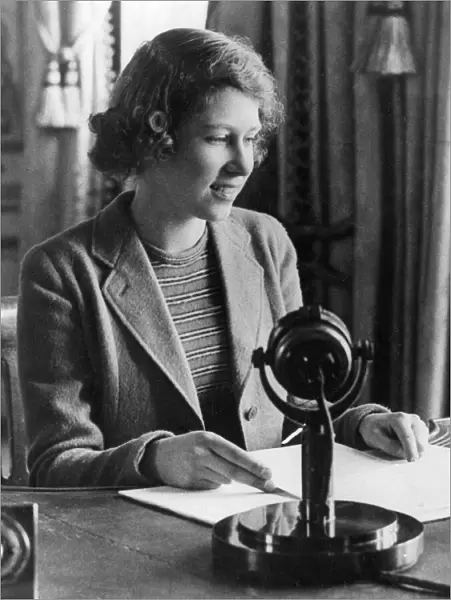 Princess Elizabeth first broadcast, 1940
