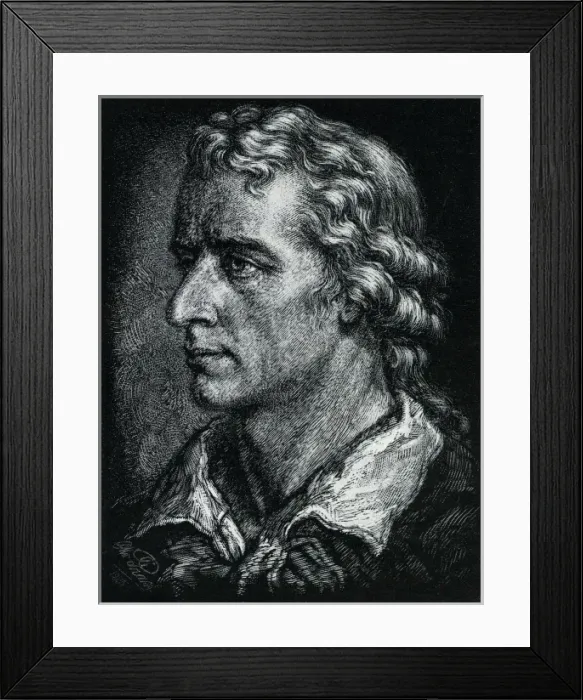 Framed Print : Frederich Schiller Framed Print : Frederich Schiller