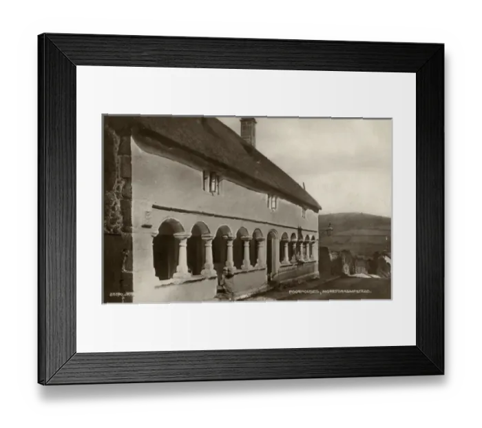 Framed Print : Moretonhampstead Almshouses, Devon Framed Print : Moretonhampstead Almshouses, Devon