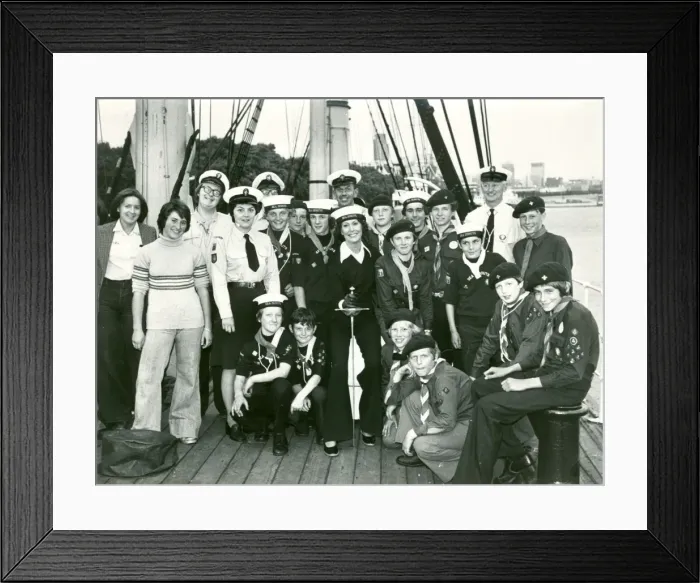 Framed Print : Patrol Leaders Course, HMS Discovery Framed Print : Patrol Leaders Course, HMS Discovery