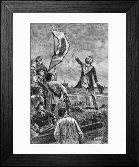 Framed Print : Freemasonry in the 19th Century Framed Print : Freemasonry in the 19th Century