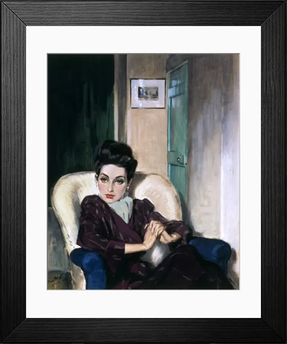 Framed Print : Esme seated by David Wright Framed Print : Esme seated by David Wright