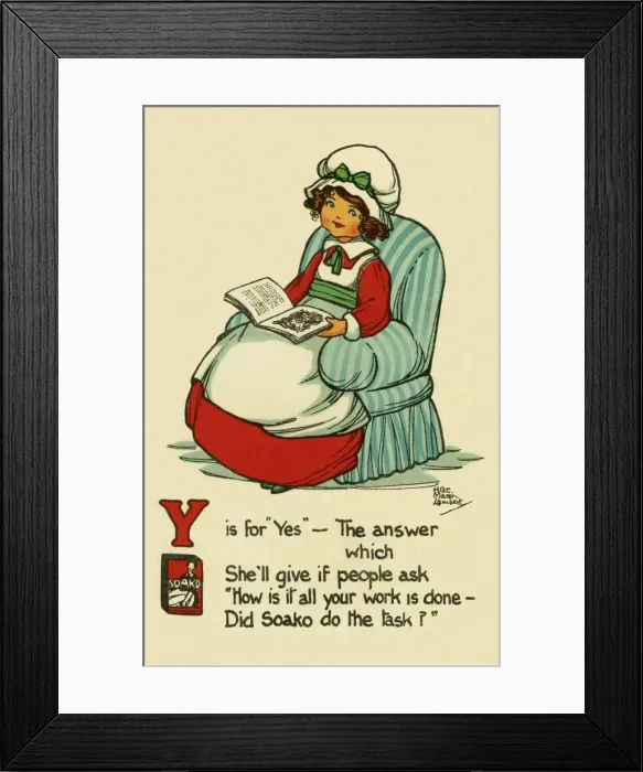 Framed Print : Y is for Yes Framed Print : Y is for Yes