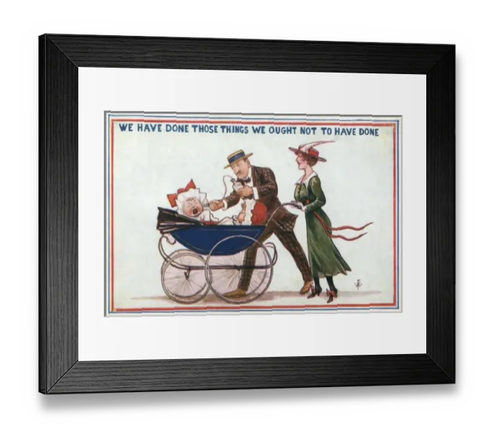 Framed Print : Taking the twins for a spin in the pram Framed Print : Taking the twins for a spin in the pram