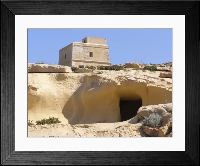 Framed Print : Dwejra Tower Framed Print : Dwejra Tower