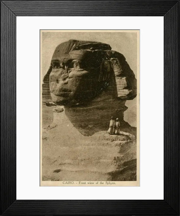 Framed Print : Close-up view of Sphinx, Giza, Egypt Framed Print : Close-up view of Sphinx, Giza, Egypt