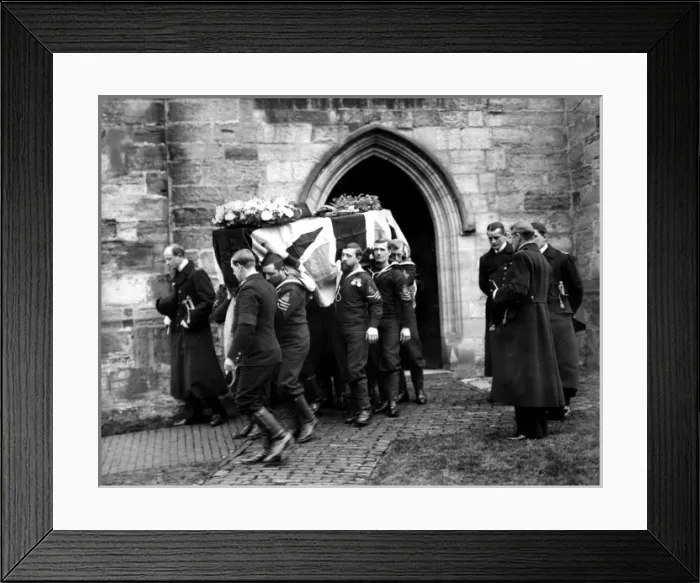 Framed Print : Funeral of Commander Gathorne-Hardy Framed Print : Funeral of Commander Gathorne-Hardy