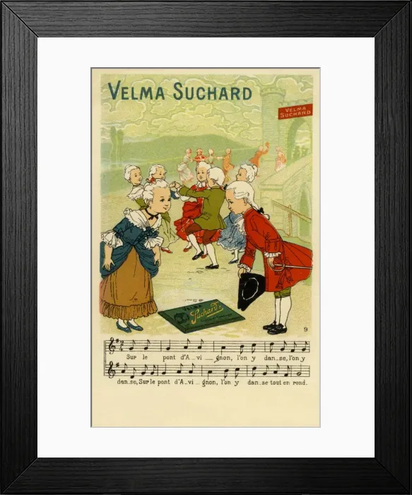 Framed Print : Velma Suchard advertisement Framed Print : Velma Suchard advertisement