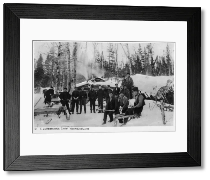 Framed Print : Newfoundland, Canada - Lumbermans Camp Framed Print : Newfoundland, Canada - Lumbermans Camp