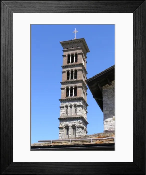 Framed Print : St John the Baptist church, St Moritz Framed Print : St John the Baptist church, St Moritz