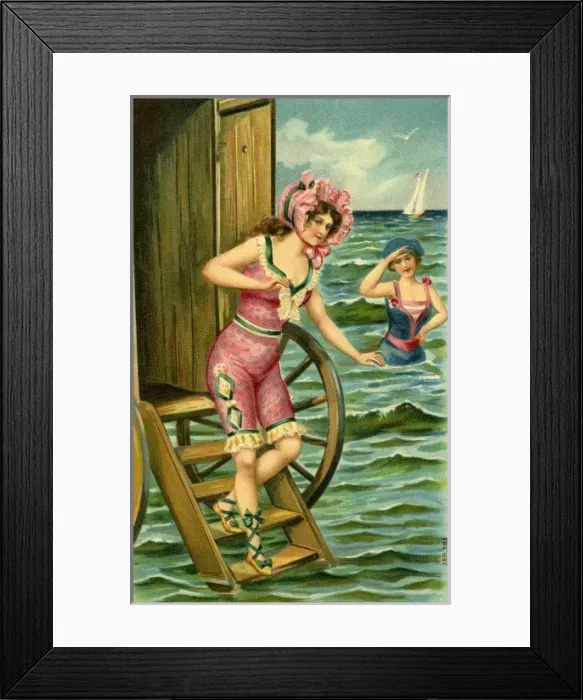 Framed Print : Bathing machine Framed Print : Bathing machine