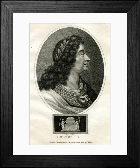 Framed Print : King George I of Britain Framed Print : King George I of Britain