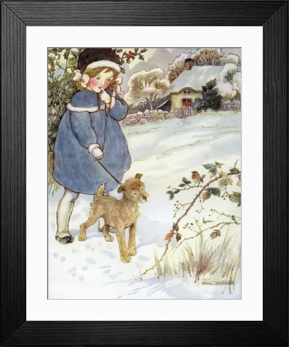 Framed Print : A winter walk Framed Print : A winter walk