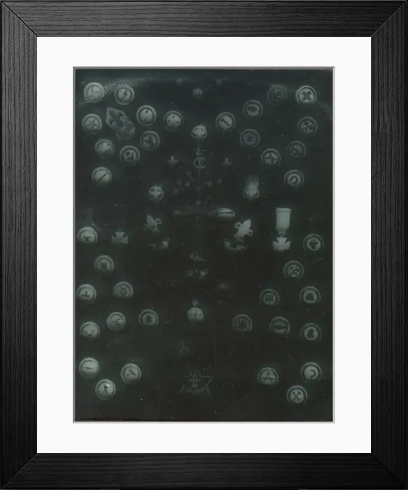 Framed Print : Large number of early Scout badges Framed Print : Large number of early Scout badges
