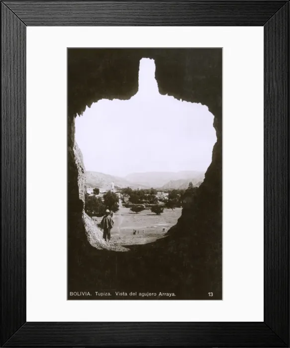 Framed Print : View from a cave toward Tupiza Framed Print : View from a cave toward Tupiza