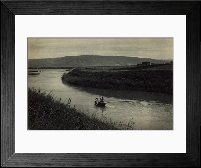 Framed Print : The Sea of Galilee and River Jordan, Palestine