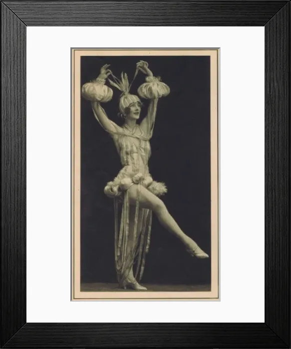 Framed Print : Nina Payne in costume, Paris 1925 Framed Print : Nina Payne in costume, Paris 1925