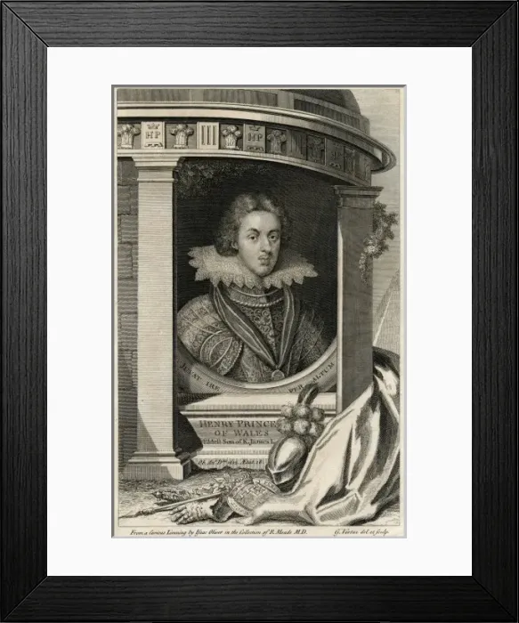 Framed Print : Henry, Prince of Wales Framed Print : Henry, Prince of Wales