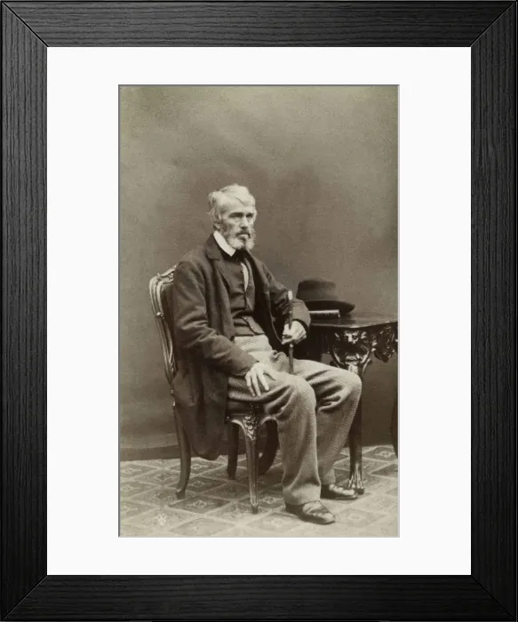 Framed Print : Thomas Carlyle - Scottish satirical writer Framed Print : Thomas Carlyle - Scottish satirical writer