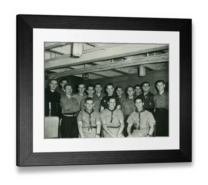 Framed Print : Deep Sea Scouts on board HMS Theseus Framed Print : Deep Sea Scouts on board HMS Theseus