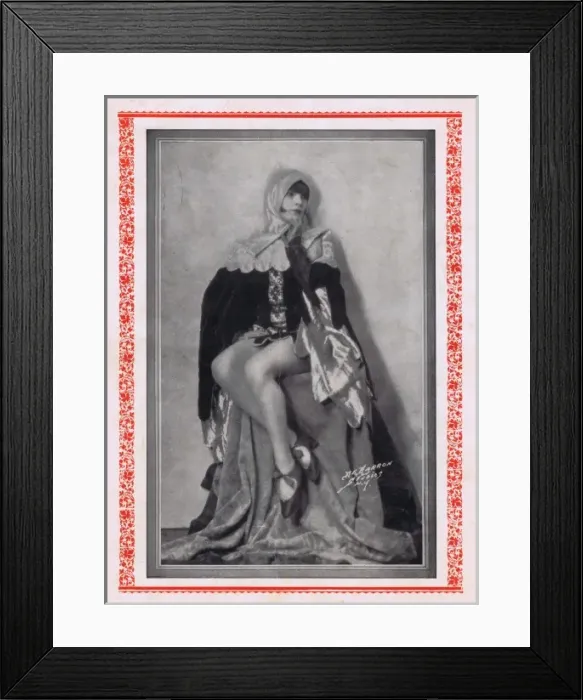 Framed Print : One of the showgirls in A Night in Spain, New York, 1927 Framed Print : One of the showgirls in A Night in Spain, New York, 1927