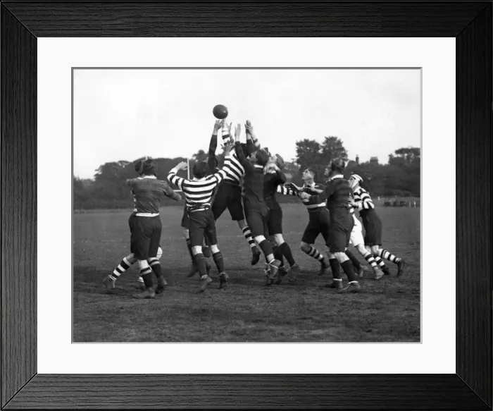 Framed Print : Blackheath v Rosslyn Park rugby match Framed Print : Blackheath v Rosslyn Park rugby match