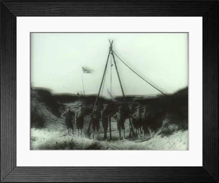 Framed Print : Mercury Sea Scouts on a beach Framed Print : Mercury Sea Scouts on a beach