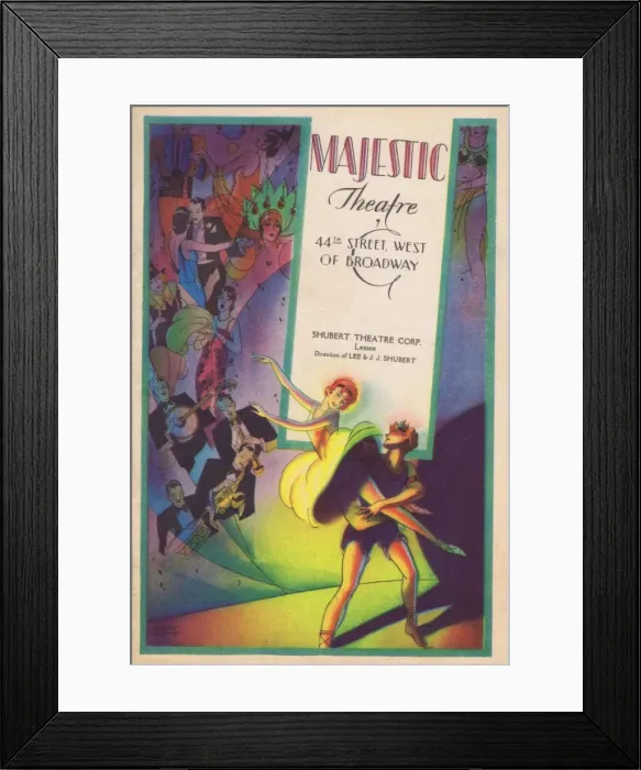 Framed Print : Programme for International Revue, New York, 1930 Framed Print : Programme for International Revue, New York, 1930