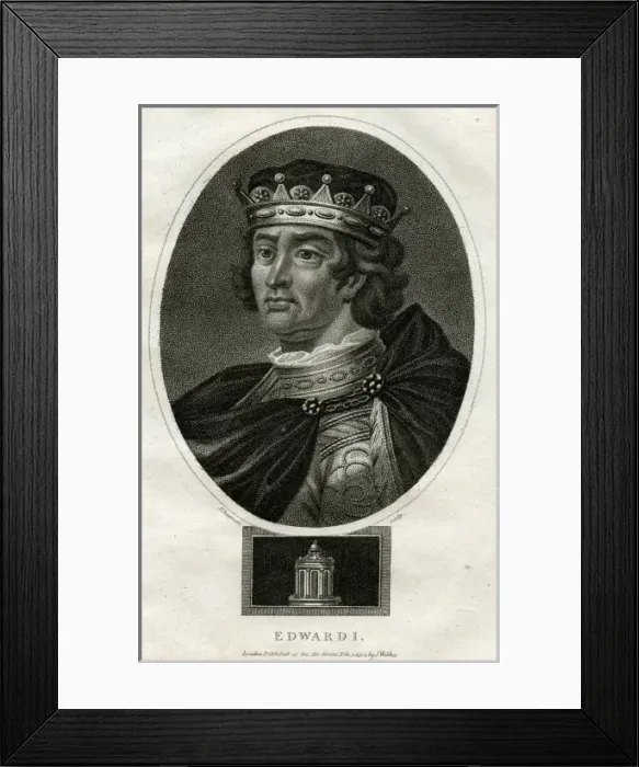 Framed Print : King Edward I of England Framed Print : King Edward I of England